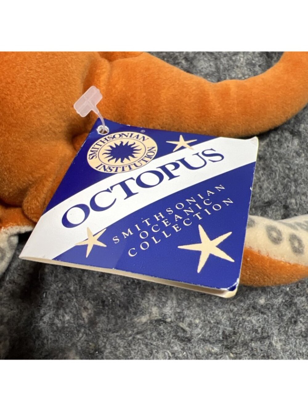 Vintage Octopus Plush 11” Soundprints Smithsonian Oceanic Collection Stuffed - Picture 8 of 11